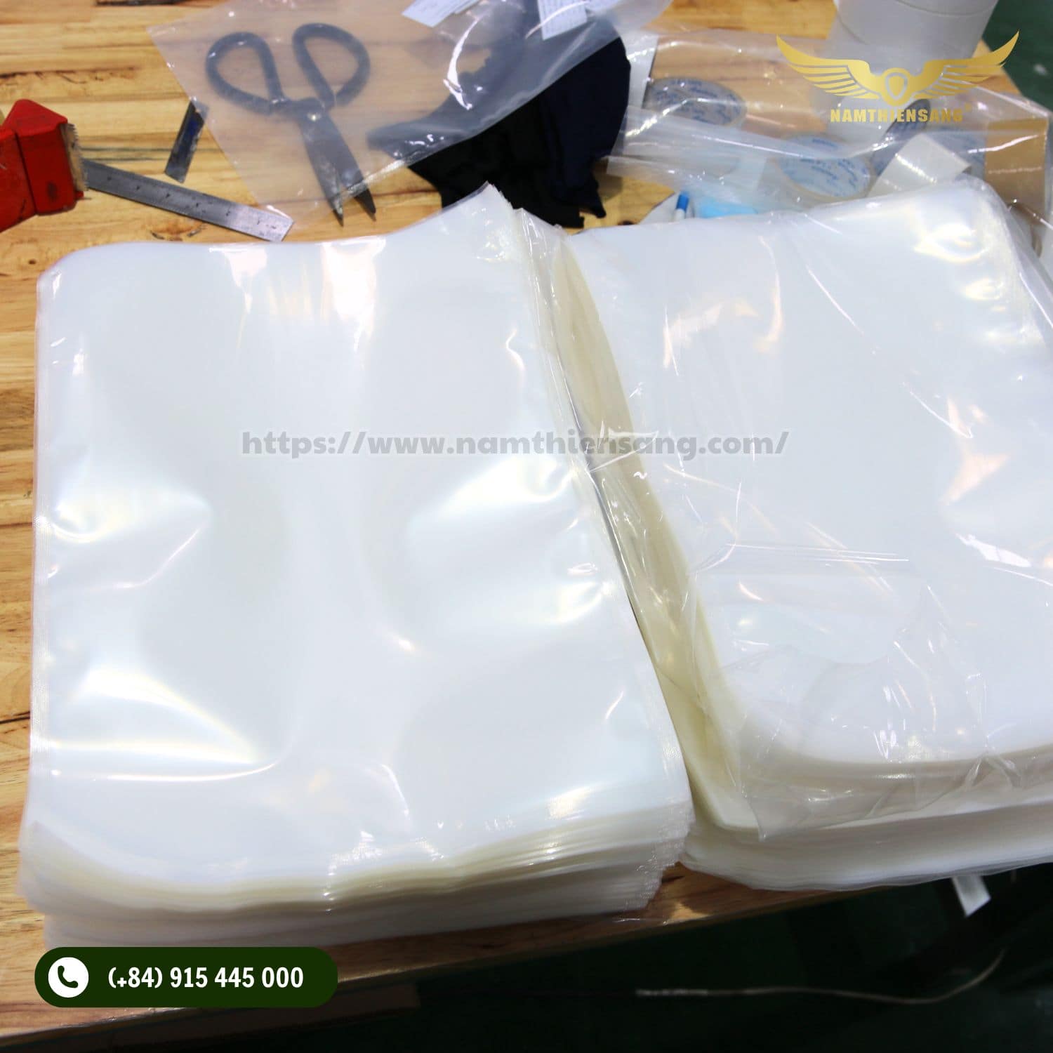 Túi Hút Chân Không 2 Mặt Trơn